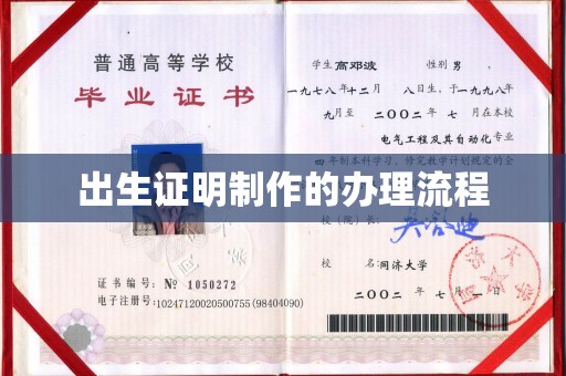 玉树出生证明制作的办理流程